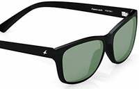 Fastrack UV protected Square Men's Sunglasses (P357BK1|41 millimeters|Smoke (Grey/Black))
