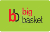 Flat 10% instant off on purchase of Bigbasket E-Gift Cards.