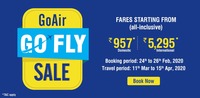 Goair - Go fly Sale