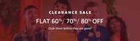 Amazon Fashion Clearance Sale: Flat 60-80% Off (Lotto,Adidas, GANT, UCB, Puma Red Tape, Pepe Jeans)