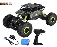 Popsugar 4 Wheel Drive 1:18 Rock Crawler Off Roader Monster Truck with 2.4GHz Remote Control Rechargeable Toy for Kids,

