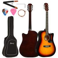 JUAREZ JRZ41C 41 Inch Acoustic Guitar With Acc (3TS Sunburst) Rs.2152 @ Amazon