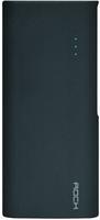 Rock 10000 mAh Power Bank (Fast Charging, 12w) (Black, Lithium ion)