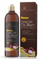 Rey Naturals Onion Hair Oil with 14 Essential Oils - Controls Hair Fall- 200ml