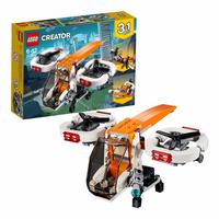LEGO Creator 3in1 Drone Explorer Building Blocks for Kids 6 to 12 Years (109 Pcs) 31071 (Multi Color)