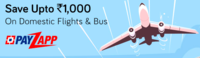 PayZapp Flat 10% OFF (up to Rs.1,000) on Domestic Flights and Flat 10% (up to Rs.200) OFF on Bus