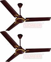 Sameer Jewel 1200mm Ceiling Fan (Brown, Pack of 2)