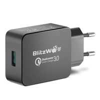 Qualcomm Certified BlitzWolf® BW-S5 QC3.0 18W USB Charger EU Adapter With Power3S Tech White@436