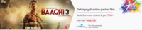BOOKMYSHOW BAAGHI 3 HOLI OFFER - Get Rs75 Off on your next movie transactions