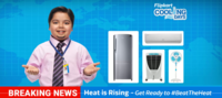 Flipkart Cooling Days- Get Upto 65% Off + Extra 5% off on All Prepaid transaction