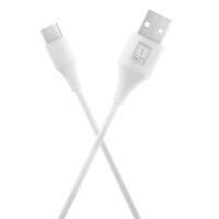 iBall IB-Type-C USB 1.2 Meter Long Fast Charging Cable (White)