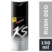 KamaSutra Rush Deodorant for Men | Long Lasting Woody and Masculine Fragrance | Suitable for Sensitive Skin | Deodorant for Gym and Party Enthusiasts | Energetic and Refreshing Body Spray | Aerosol Series, 150 ml@ 90

