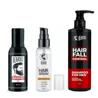 Beardo Hair fall control kit (Shampoo, Serum & Growth oil)