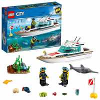 LEGO City Diving Yacht Building Blocks for Kids (148 Pcs)60221

