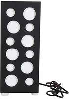 Kinora KI-MEL-1011 Patterned Lamp (Black, Rectagular Shape)

