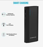 Ambrane 10000mah P1111 Powerbank Black