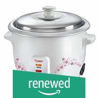 (Renewed) Prestige 1.5 500-Watt Electric Rice Cooker with Steaming Feature (White) Rs.799

