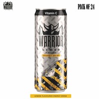 Warrior Energy Drink Lemon, 24 X 330 ml