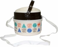 Princeware Newage Stainless Steel 2 Deck Tiffin Box, Brown at Rs.253

