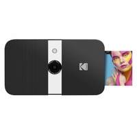KODAK Smile Instant Print Digital Camera - Slide-Open 10MP Camera w/2x3 Zink Paper, Screen, Fixed Focus, Auto Flash & Photo Editing - Black/White