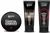 Beardo De-Tan Charcoal Combo