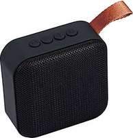 LECO Mini Speaker Bluetooth Stereo Portable Speaker 3 W Bluetooth Speaker  (Black, Stereo Channel)