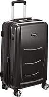 [Upcoming @ 6 A.M.] AmazonBasics 24 inch 68 cm Hardshell Check-in Size Suitcase, Slate Grey
