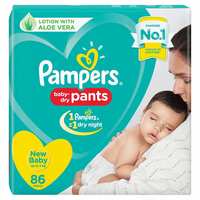 Pampers New Diapers Pants, New Baby, 86 Count

