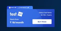 Testboook Sale - Get Unlimited 2 Year Test Pass at Rs.19 Per Month