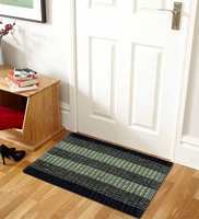 IWS Cotton Door Mat  (Green, Medium)