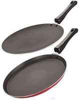 Nirlon 3 Layer combo set of Roti Concave Tawa 28.5cm & Crispy Dosa Flat Tawa 27.5 cm 