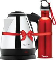 Butterfly Rapid Electric Kettle (1.5 L, Black) & Wave 750ml water bottle
