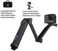 GoPro 3 Way Mount Tripod for Camera (black)