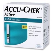 Lowest - Accu-chek Active 100 Strips at Rs.1195 [Rs.132 Cashback]