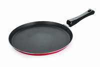 NIRLON Eco FT 550 Non-Stick Aluminium Tawa, 27.5cm, Red


