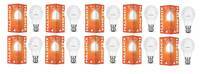 Halonix B22 10-Watt Led ASTRON Plus (Pack of 10, White, Round)