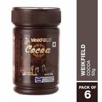 Weikfield Cocoa Powder 50g Each (Pack of 6)

