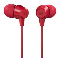 Jbl C50Hi In-Ear Wired Earphones With Mic (Red) 60% Off 