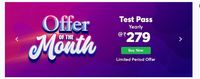 Testbook Offer Of the Month - Get Yearly Test Pass at Just Rs.279