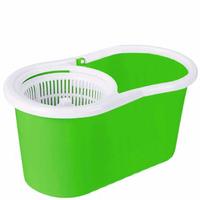 V-Mop Classic Magic Dry Bucket Mop - 360 Degree Self Spin Wringing ONLY Bucket((Made in India))