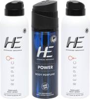 Pre-Book : HE Combo pack Perfume Body Spray - For Men  (420 ml)