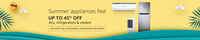 Amazon Summer Appliances Fest (19-22 March) :- Upto 45% off + 10% discount using Amex & RBL Credit Card 