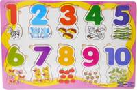 Emob Learning Wooden Numbers shapes Education Blocks for Kids