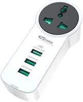 Portronics UniPower Intelligent Portable Universal Desktop Charging Hub Station Cum Travel Power Strip @ 668