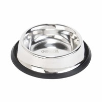 Choostix Dog and Cat Feeding Steel Bowl, Small, 225 ml 