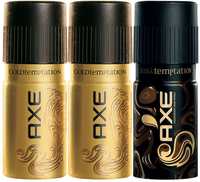 AXE Gold and Dark Temptation Deodorant Spray - For Men(450 ml, Pack of 3) @ 328