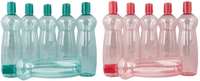 Milton Pacific Red and Green Plastic Fridge Water Bottle Set of 12 1000 ml Bottle  (Pack of 12, Red, Green)