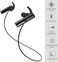 Portronics POR-119 Harmonics Notes Bluetooth 5.0 Wireless Sports Headphone(Black)