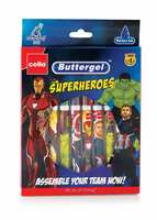 Cello Buttergel Superheroes Gel Pen Set - Pack of 10 (Blue)