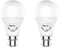 Pigeon 9 W Round B22 LED Bulb  (White, Pack of 2)